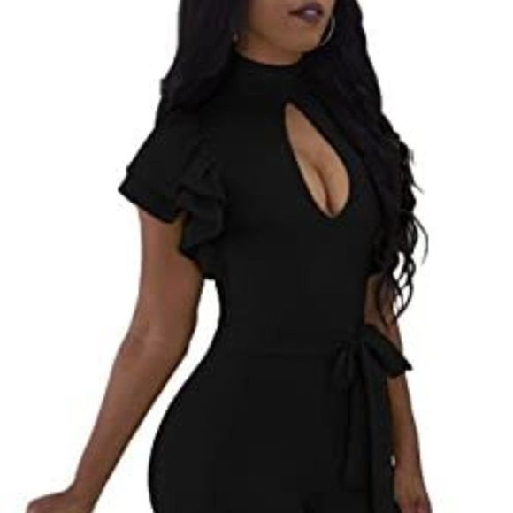 Women's Straight Long Pants Jumpsuits - Picture 4 of 9